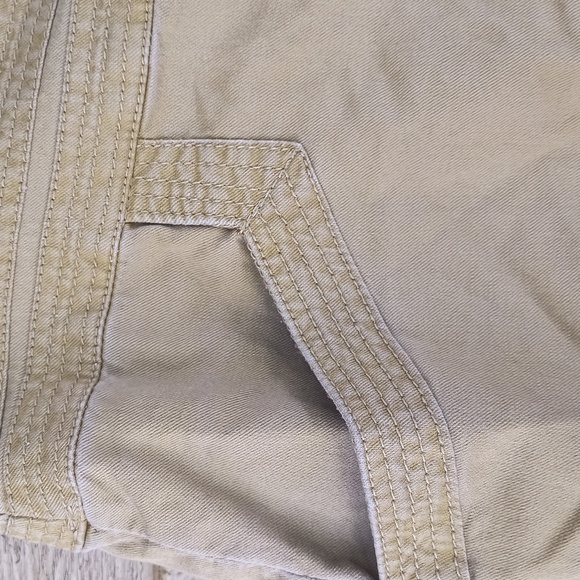 Anthropologie High Rise Boardwalk Shorts In Mustard - Picture 6 of 7